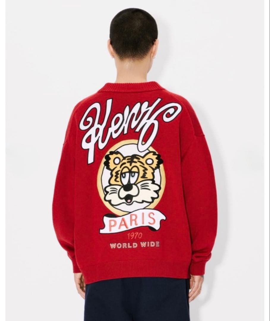 KENZO × VERDY カーディガン HUMAN MADE ガルドン(赤) - メルカリ