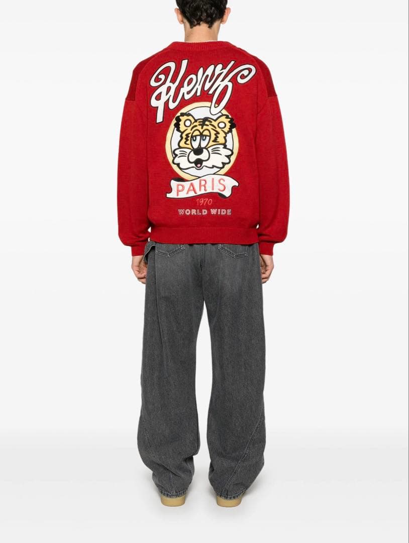 KENZO × VERDY カーディガン HUMAN MADE ガルドン(赤) - メルカリ