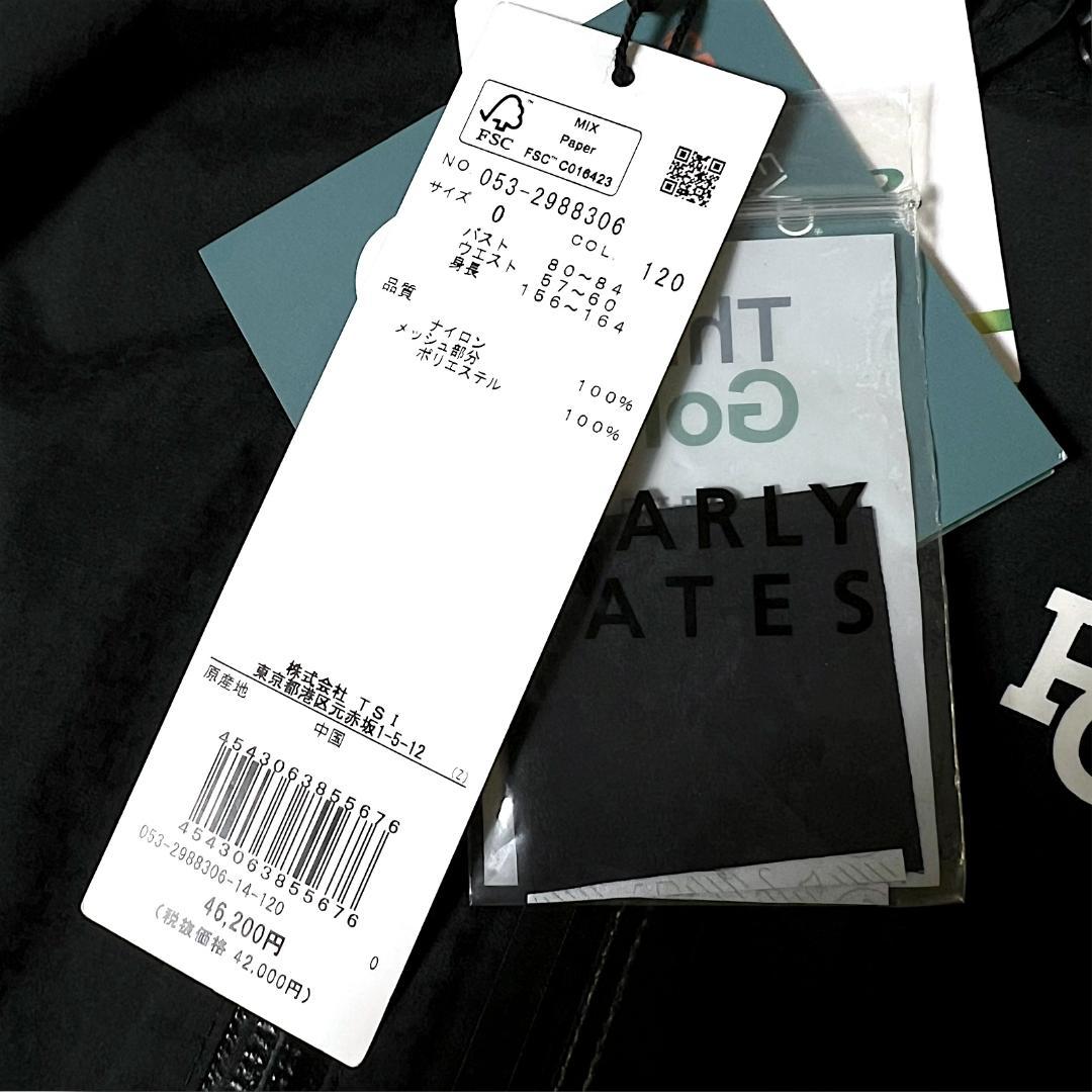 定価46,200円 0 パーリーゲイツ レインジャケット ワンピース ブラック