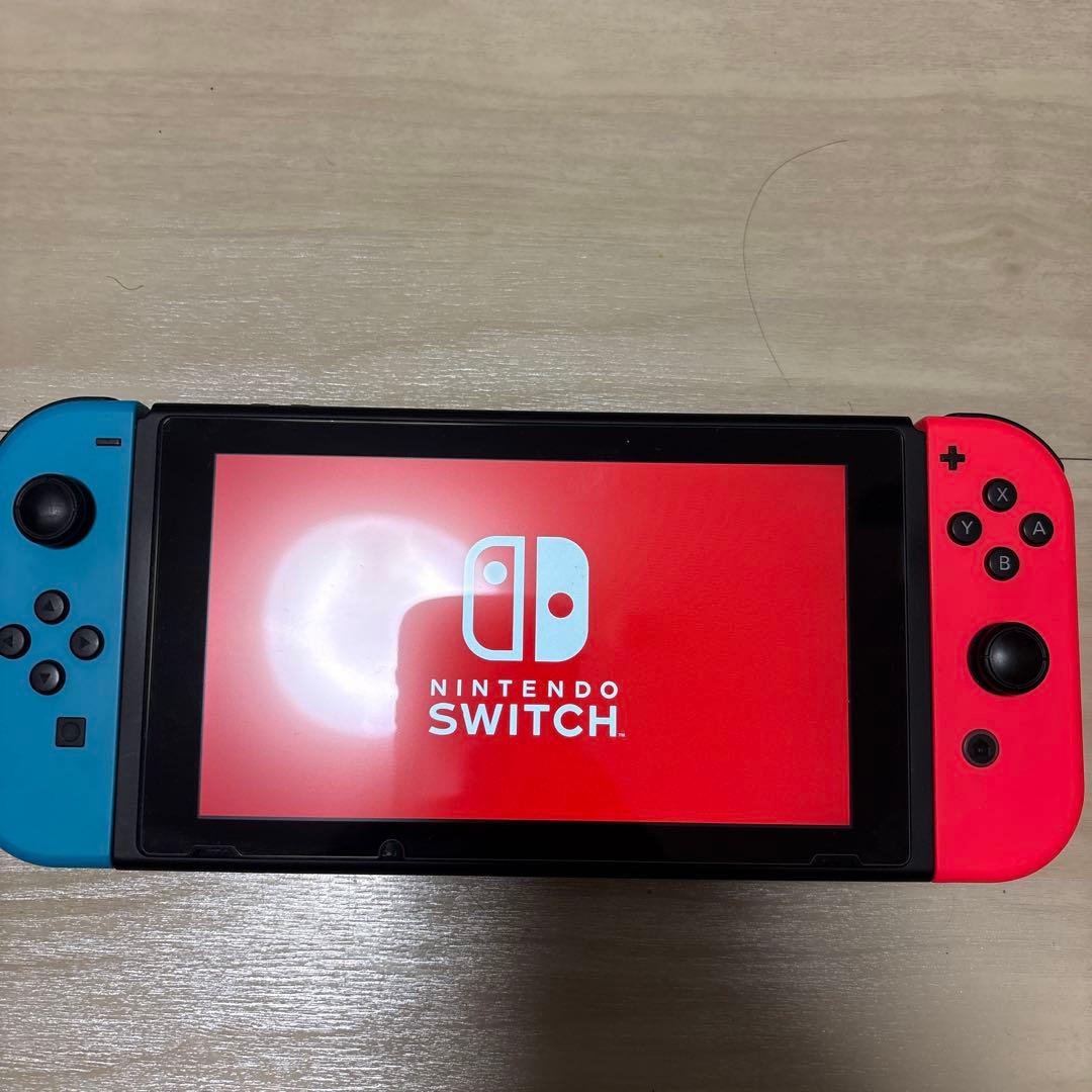 NintendoSwitch 本体セット 箱あり ケース・フィルム付きの通販はau