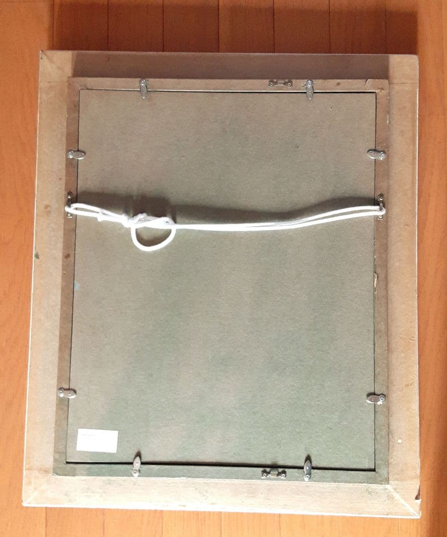 絵画　油彩　黒澤國昭　鹿子踊　ししおどり　F6号