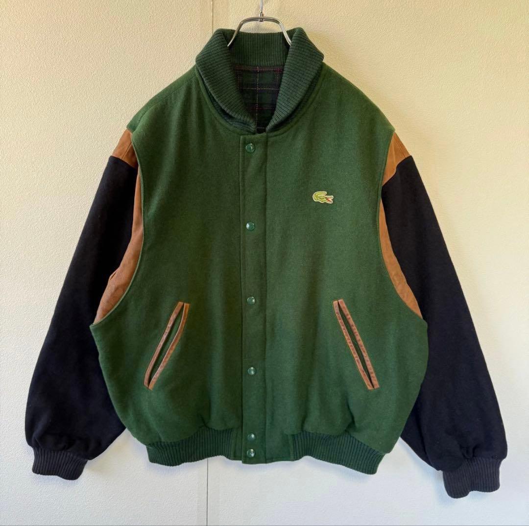 90's LACOSTE ラコステ スタジャン MADE IN FRANCH - メルカリ