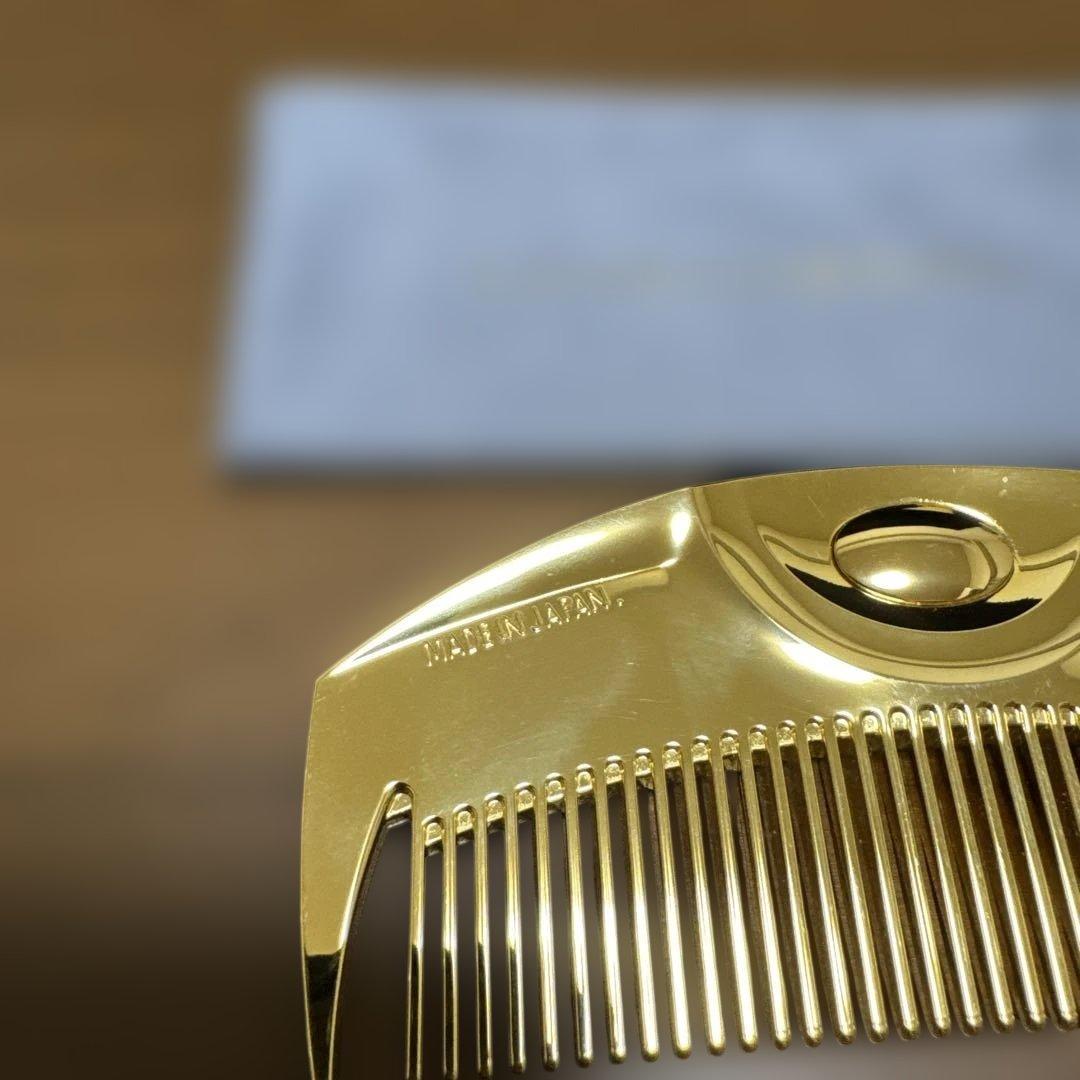 LOVE CHROME ゴールドコーム 専用ポーチ付き - メルカリ