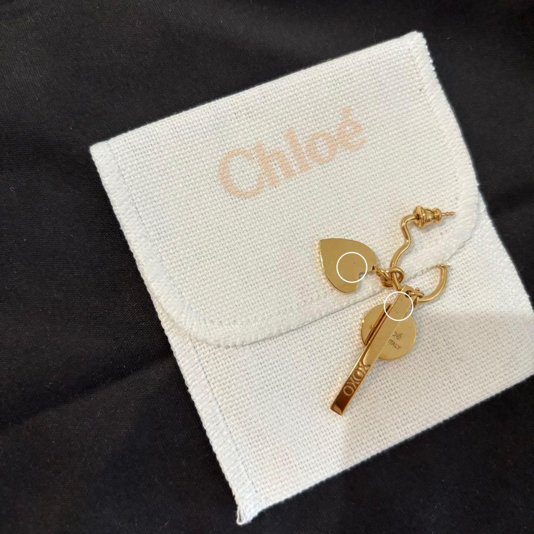 【美品】クロエ　ピアス　ハート　星モチーフ