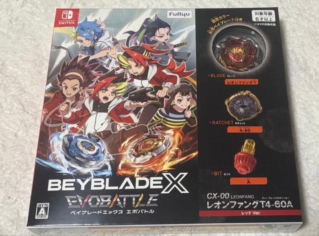 レオンファング T4-60A レッドVer エボバトルベイブレードxコード未