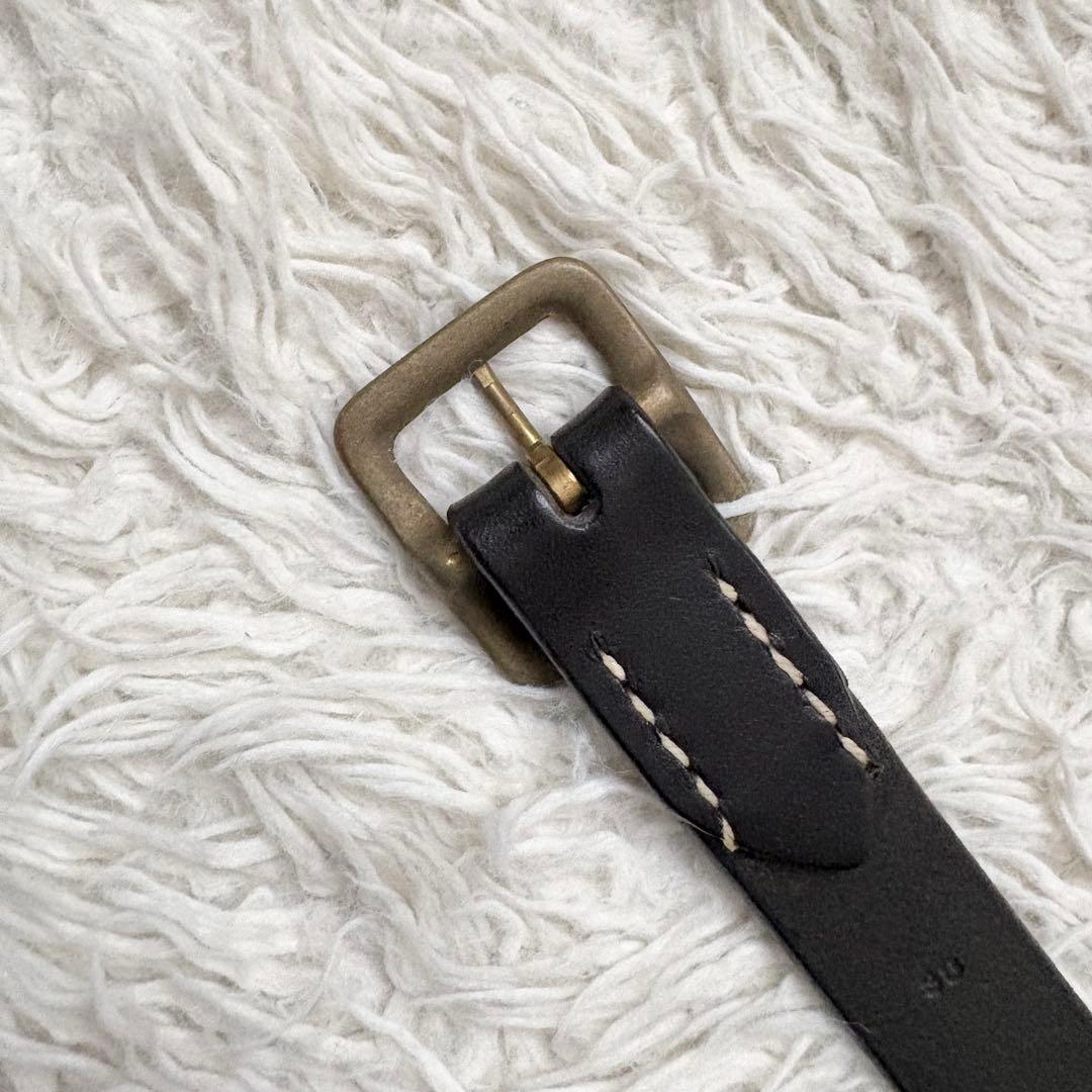 極美品 テンダーロイン ナローT-BELT 真鍮バックル ブラック 38 - メルカリ