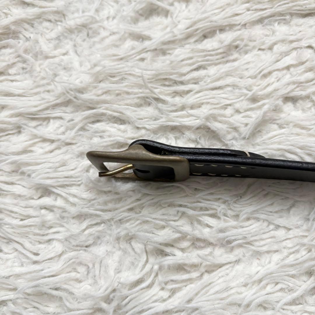 極美品 テンダーロイン ナローT-BELT 真鍮バックル ブラック 38 - メルカリ