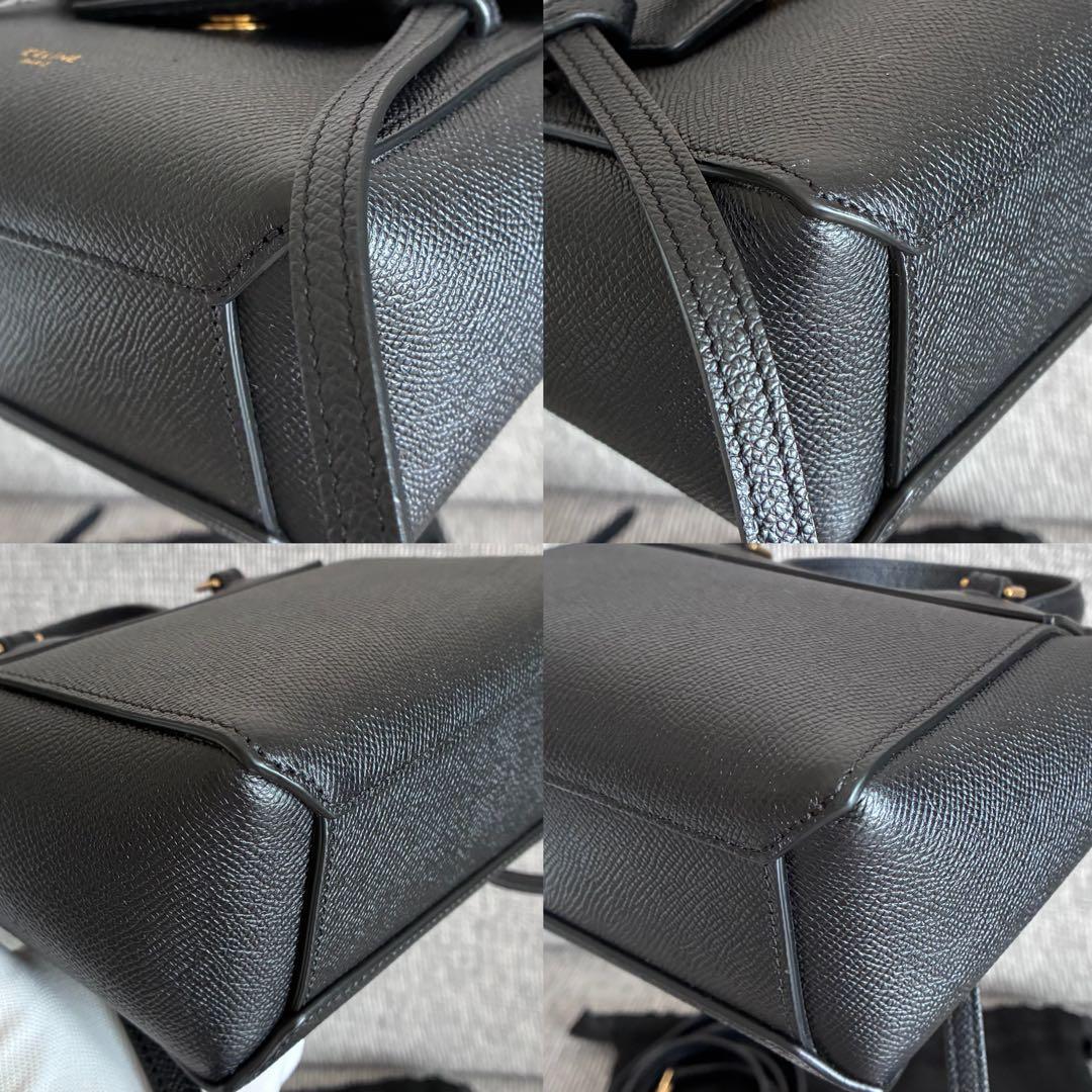 【正規品】【美品】CELINE セリーヌ ベルトバッグ ピコ ブラック