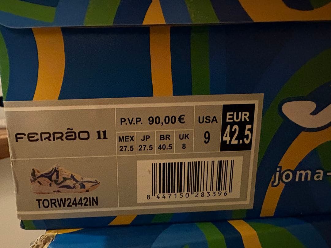 新品 27.5cm JOMA TOP FLEX REBOUND IN