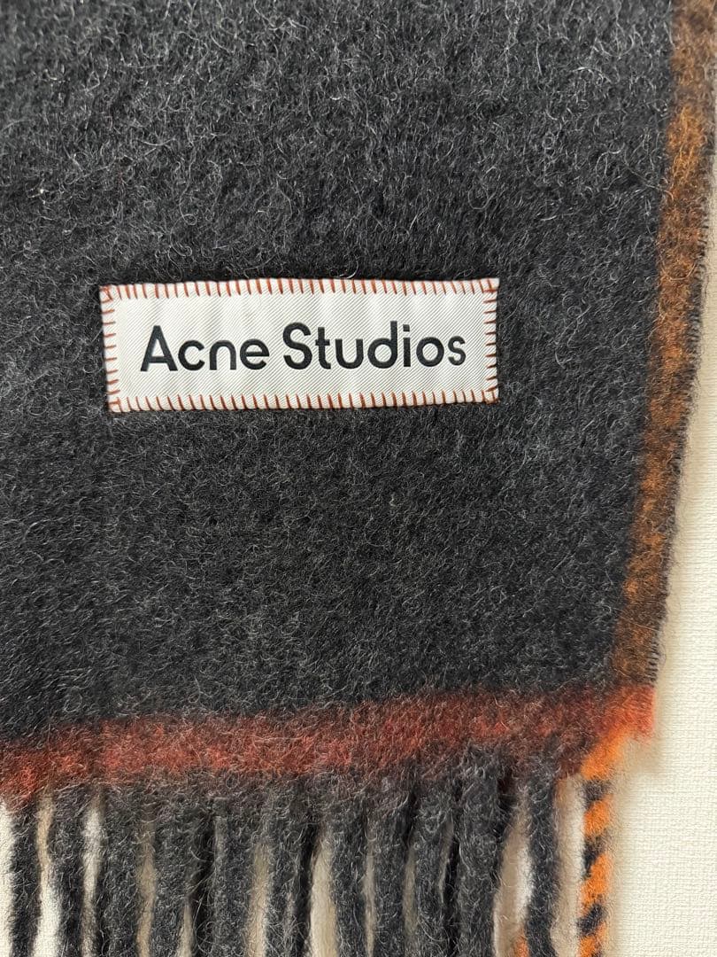 Acne Studios ウールモヘアスカーフ - ナロー