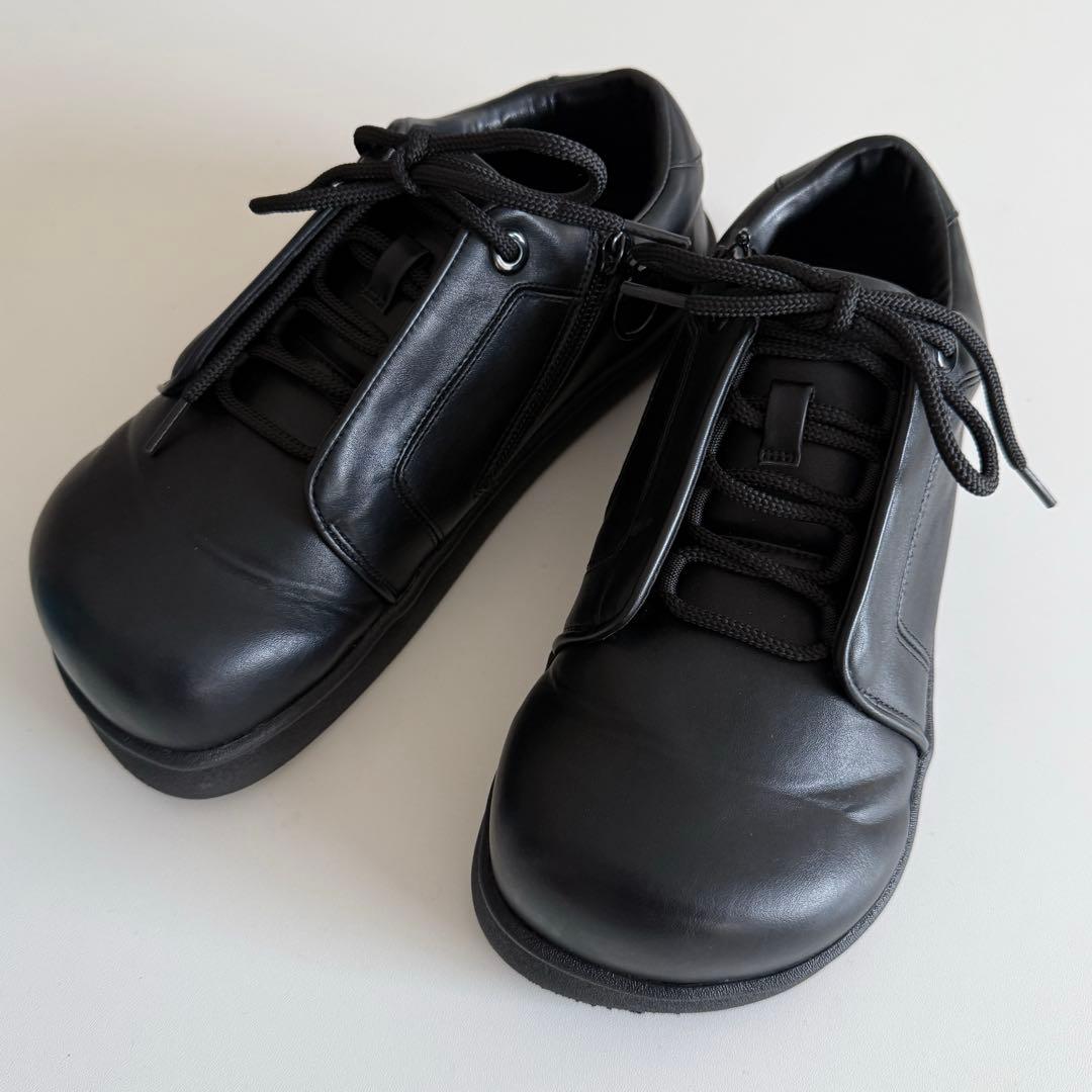 ラクバキ　Racbaki コートスニーカー 黒 M