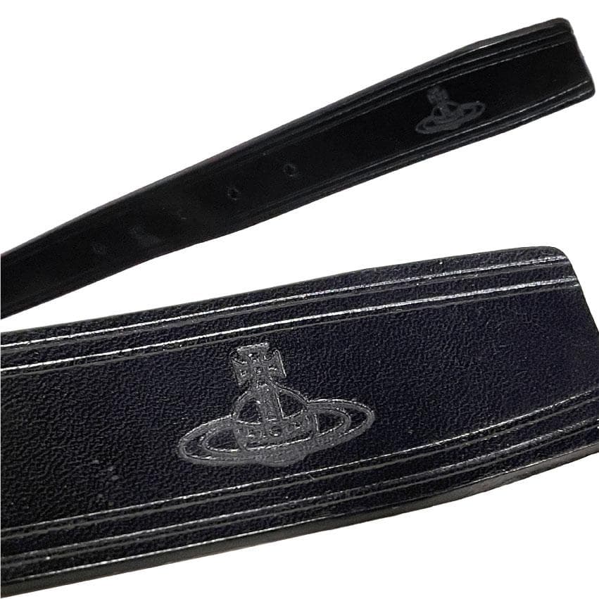 33mm 新品 ヴィヴィアンウエストウッド 日本製 ブラック ベルト 正規品