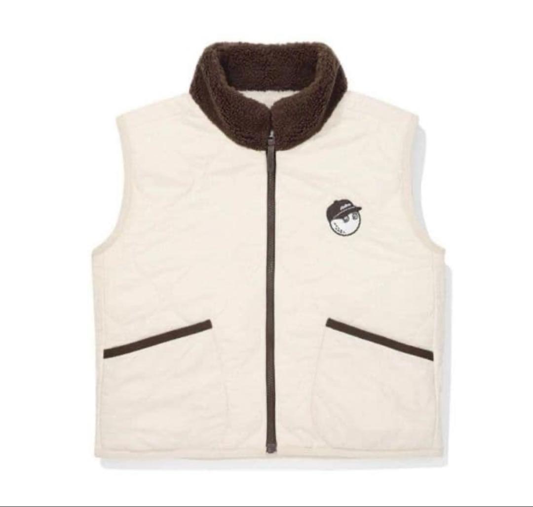 MALBON マルボンゴルフウェア トップス ノースリーブ ファーベスト 両面着