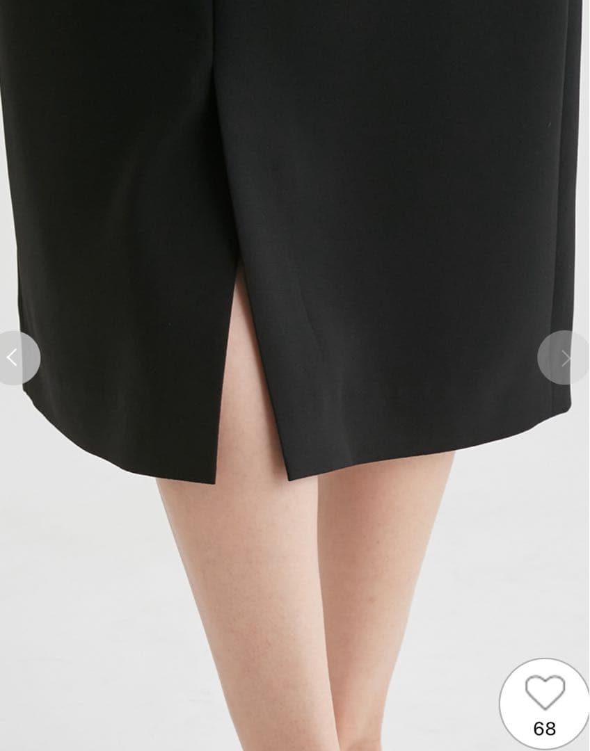 CELFORD フォーマル ペプラム ブラック ドレス 38 新品未使用 タグ付