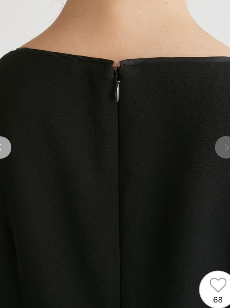 CELFORD フォーマル ペプラム ブラック ドレス 38 新品未使用 タグ付