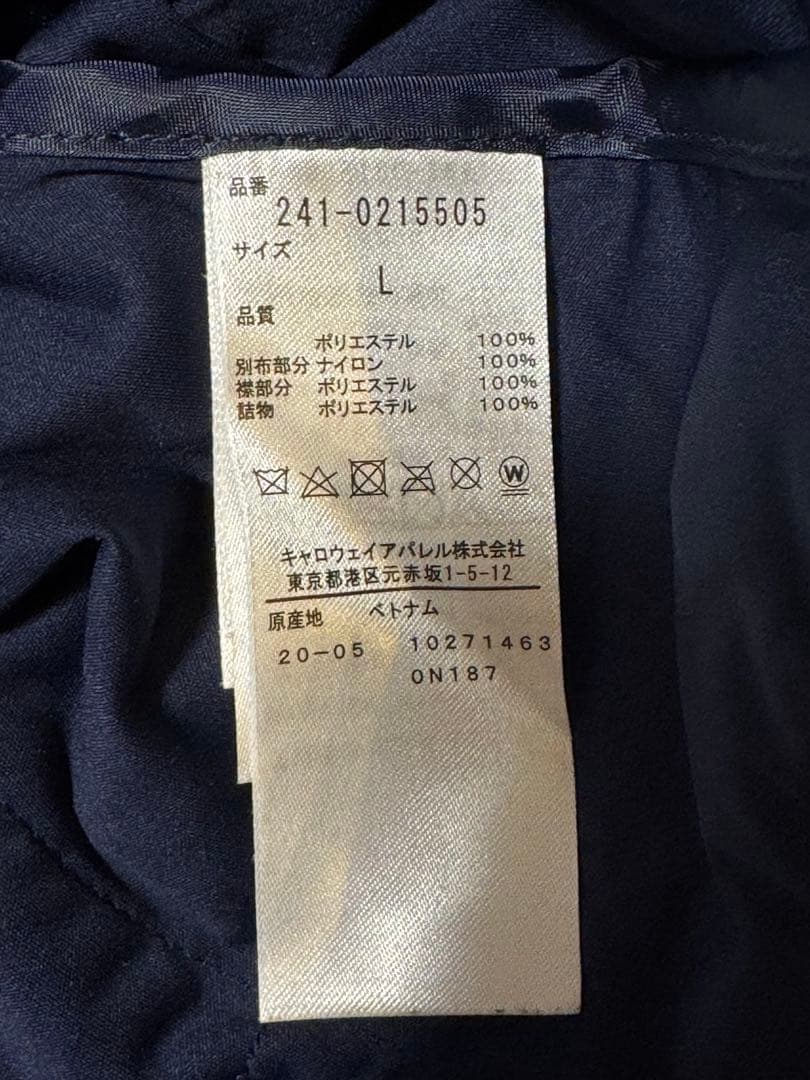 【美品】Callaway キャロウェイ メンズ ゴルフウェア 中綿ジャケット