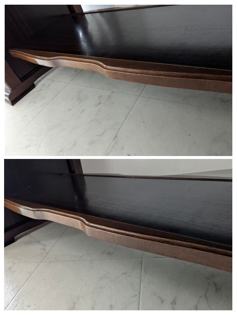 80s ビンテージ 大理石柄 木製 テーブル ミッドセンチュリー レトロモダン