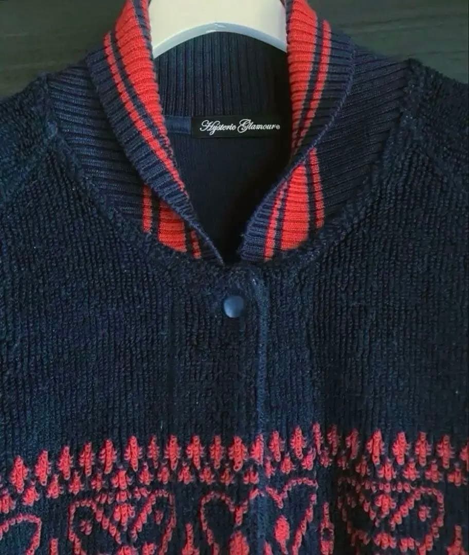 【レア】＊ヒステリックグラマー＊ノルディック柄×ヒスガール＊ジャケット❣️