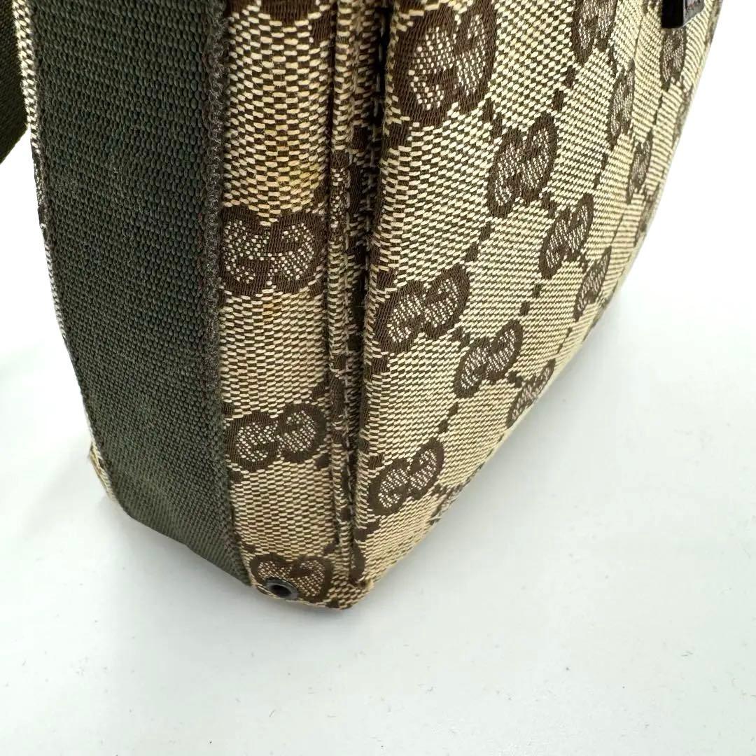 グッチ ショルダーバッグ サコッシュ GG キャンバス