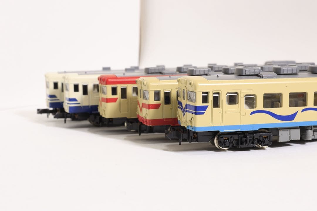 希少/ジャンク】Nゲージ キハ58/28形 四国団臨色 5両セット 不動