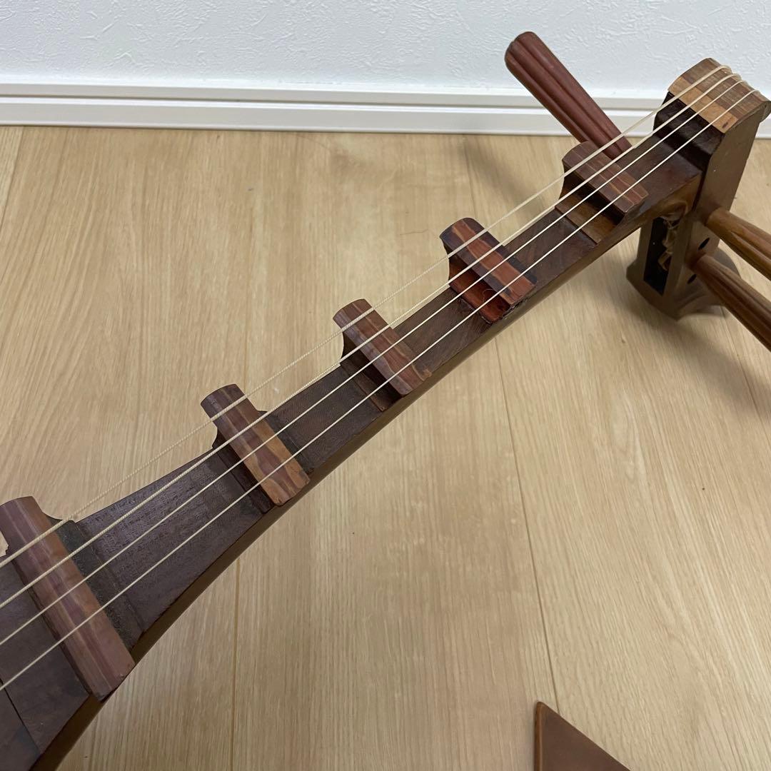 こ*こ様 筑前琵琶　4弦　バチ付き