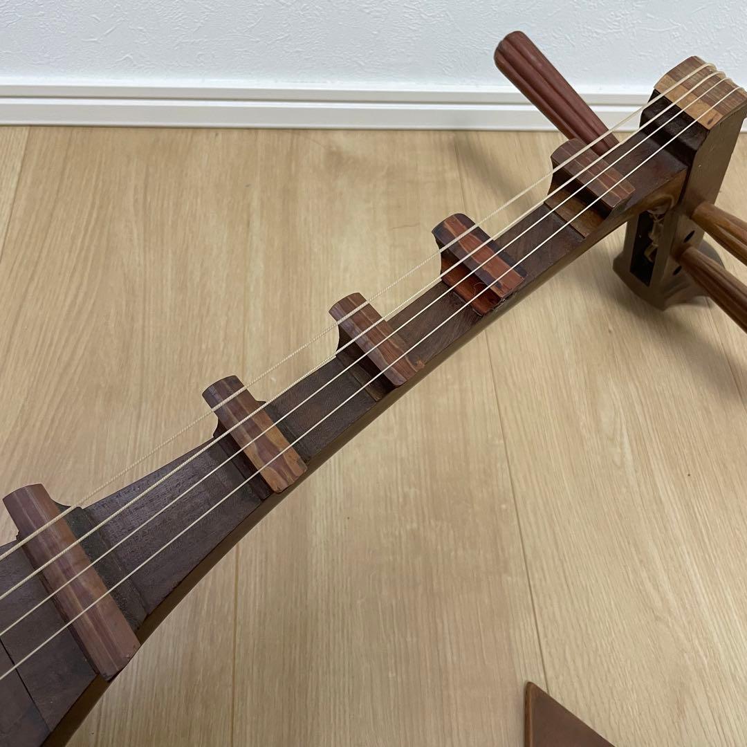 こ*こ様 筑前琵琶　4弦　バチ付き