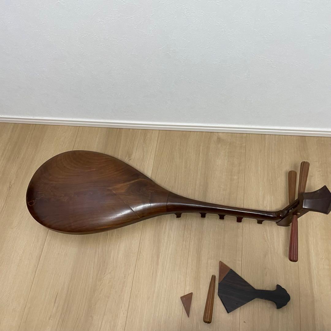 こ*こ様 筑前琵琶　4弦　バチ付き