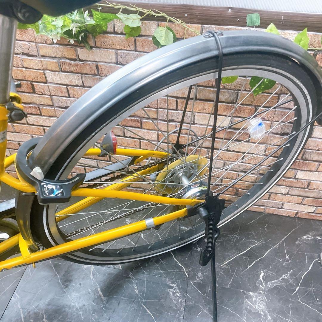 【52】一般車 シティー車 REGAFFINO イエロー 26インチ