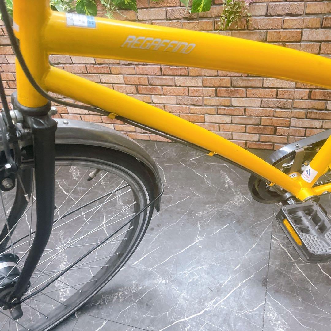 【52】一般車 シティー車 REGAFFINO イエロー 26インチ