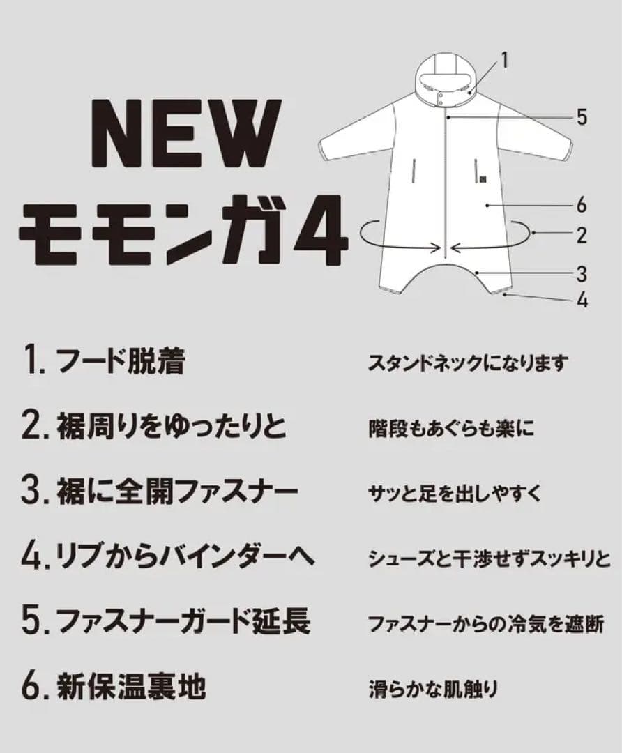 モモンガ4 着る寝袋 M ネイビー