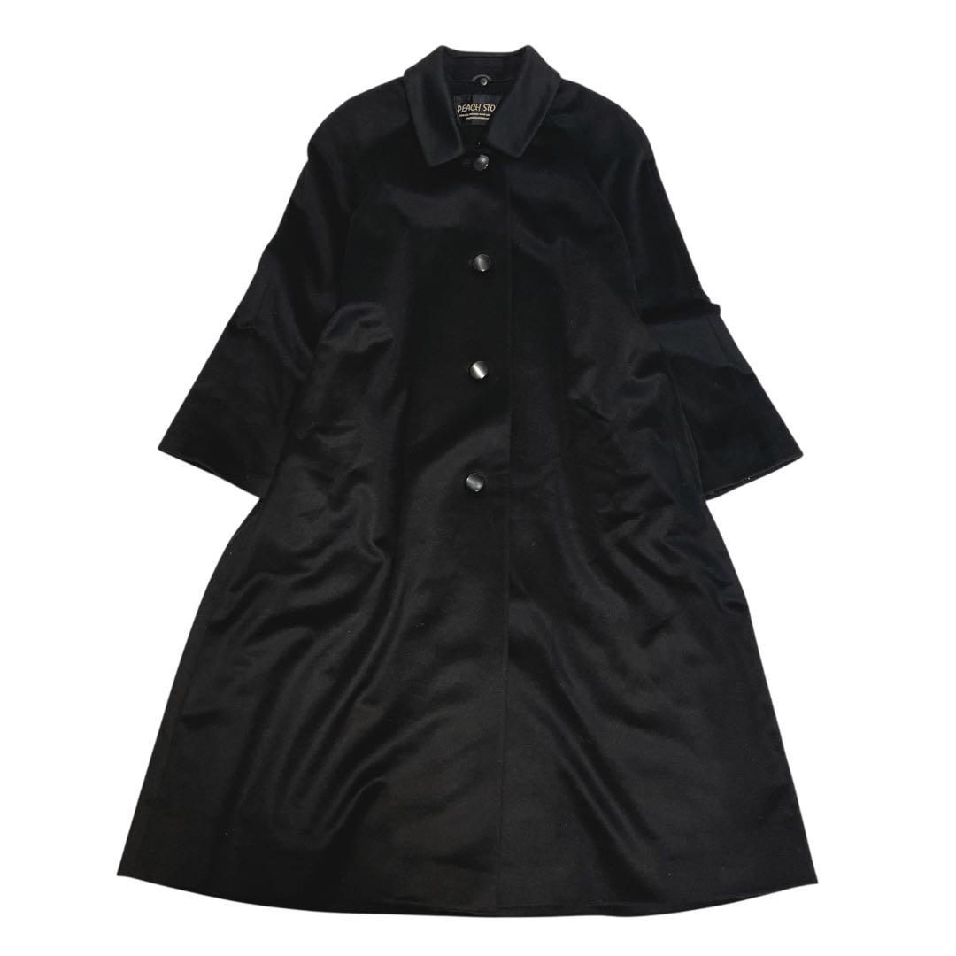 極美品✨カシミヤ100% マキシ丈ロングコート SAGA MINK 2WAY