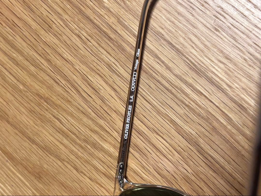 【ta-ka.p】OLIVER PEOPLES クリアフレーム サングラス