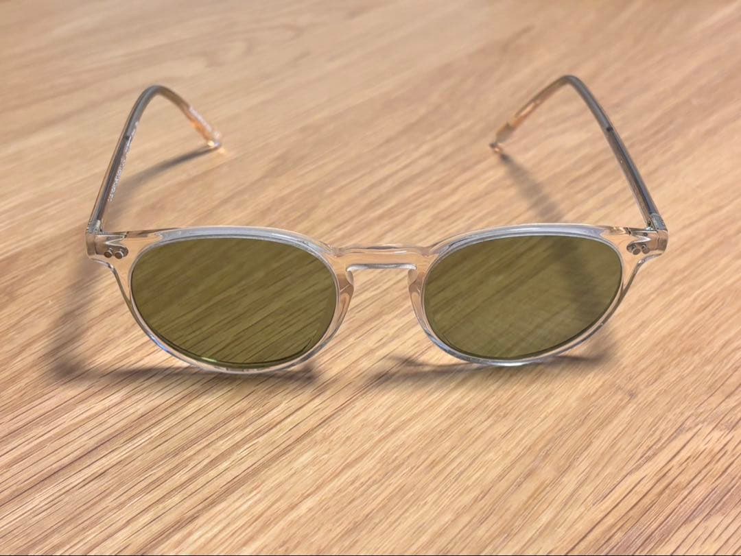 【ta-ka.p】OLIVER PEOPLES クリアフレーム サングラス