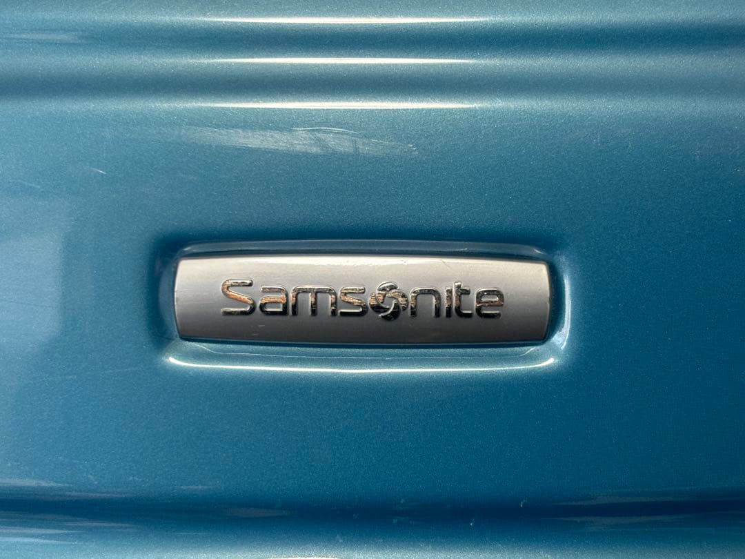 サムソナイト/スーツケース/オーバル/4輪/ブルー/37L/エクスパンダブル