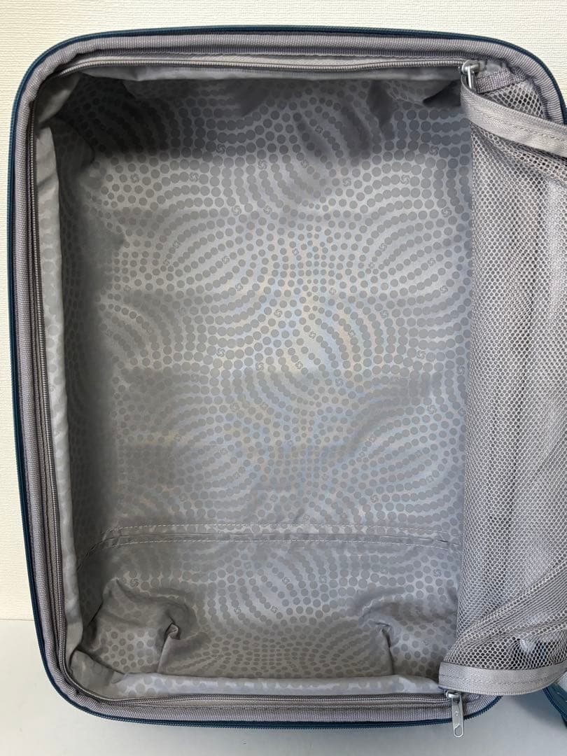 サムソナイト/スーツケース/オーバル/4輪/ブルー/37L/エクスパンダブル