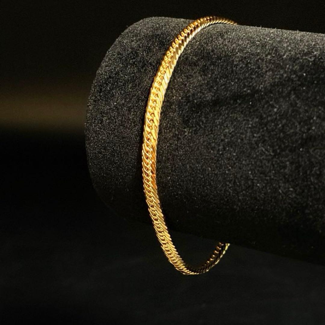 喜平K18 8面トリプル 18cm 8g ブレスレット