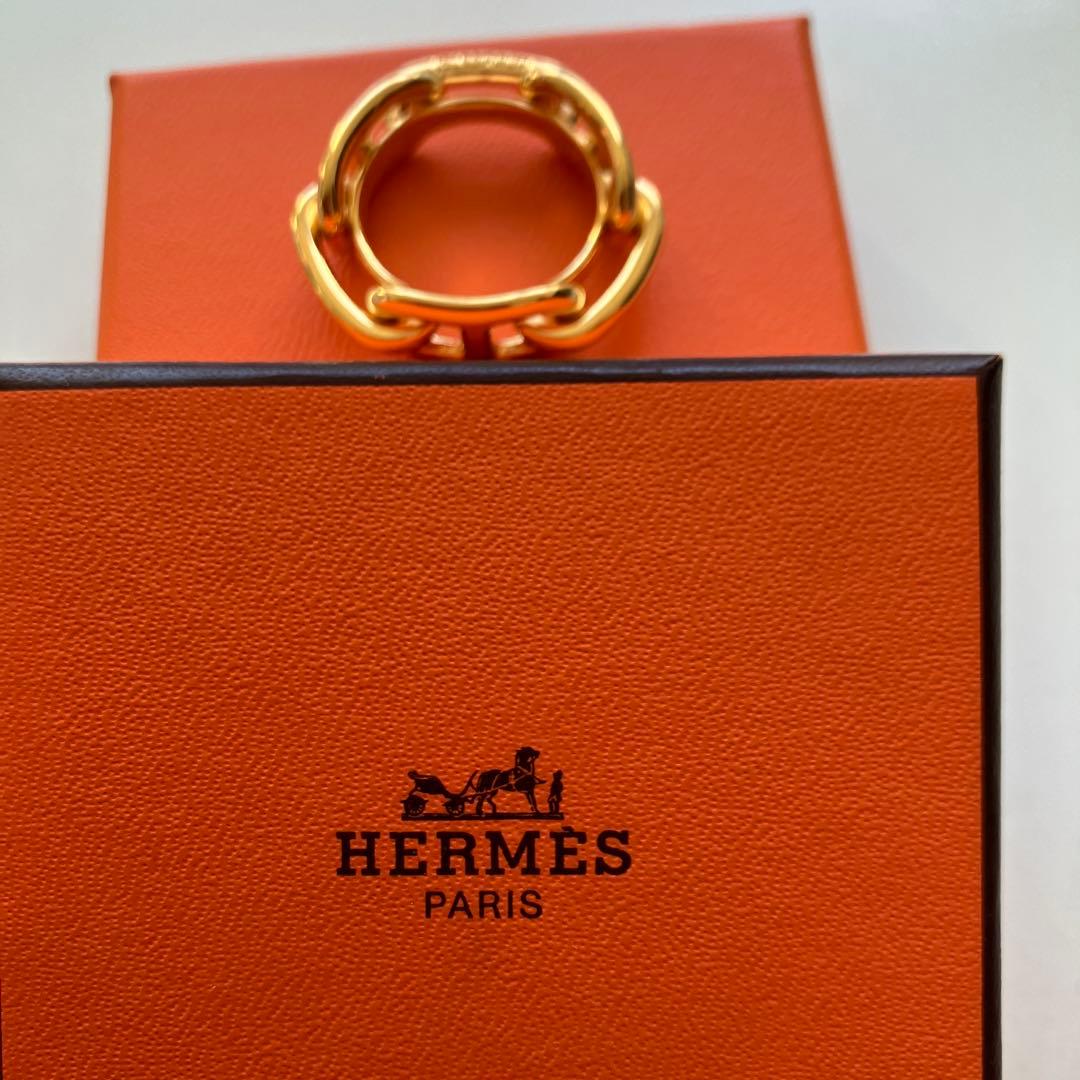 エルメス　シェーヌダンクル ルカデ レガート スカーフリング スカーフ留め