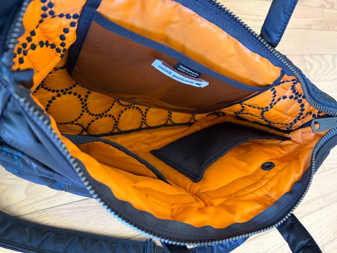 ミナペルホネンポーター ショルダーバッグ 紺色