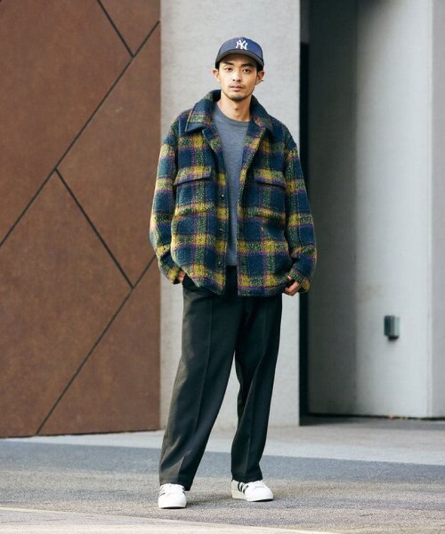 JOURNAL STANDARD シャギーチェックCPOジャケット LサイズXL