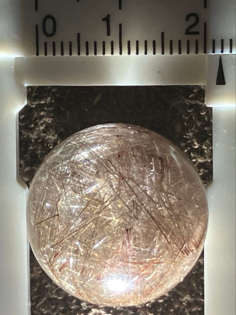 値下❣️秀逸の逸品❣️ブルッカイトインプラチナルチル❣️約22mm❣️大玉❣️送料込み❣️