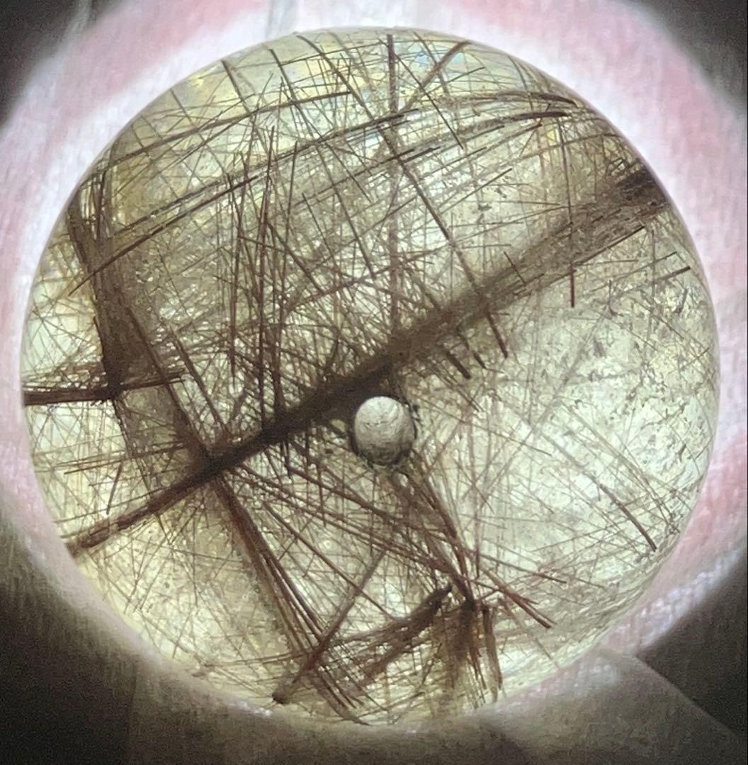 値下❣️秀逸の逸品❣️ブルッカイトインプラチナルチル❣️約22mm❣️大玉❣️送料込み❣️