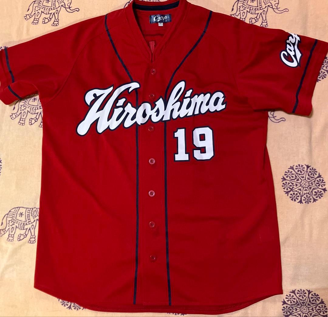 広島東洋カープ ユニフォーム 19 野村祐輔 Mサイズ - メルカリ