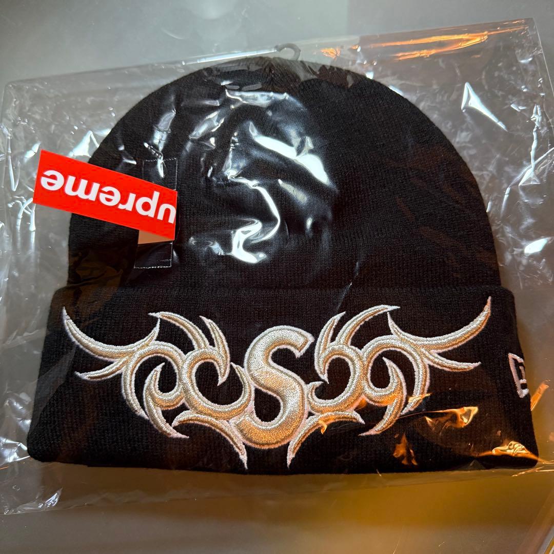 新品【supreme】New Era Tribal S Logo Beanie