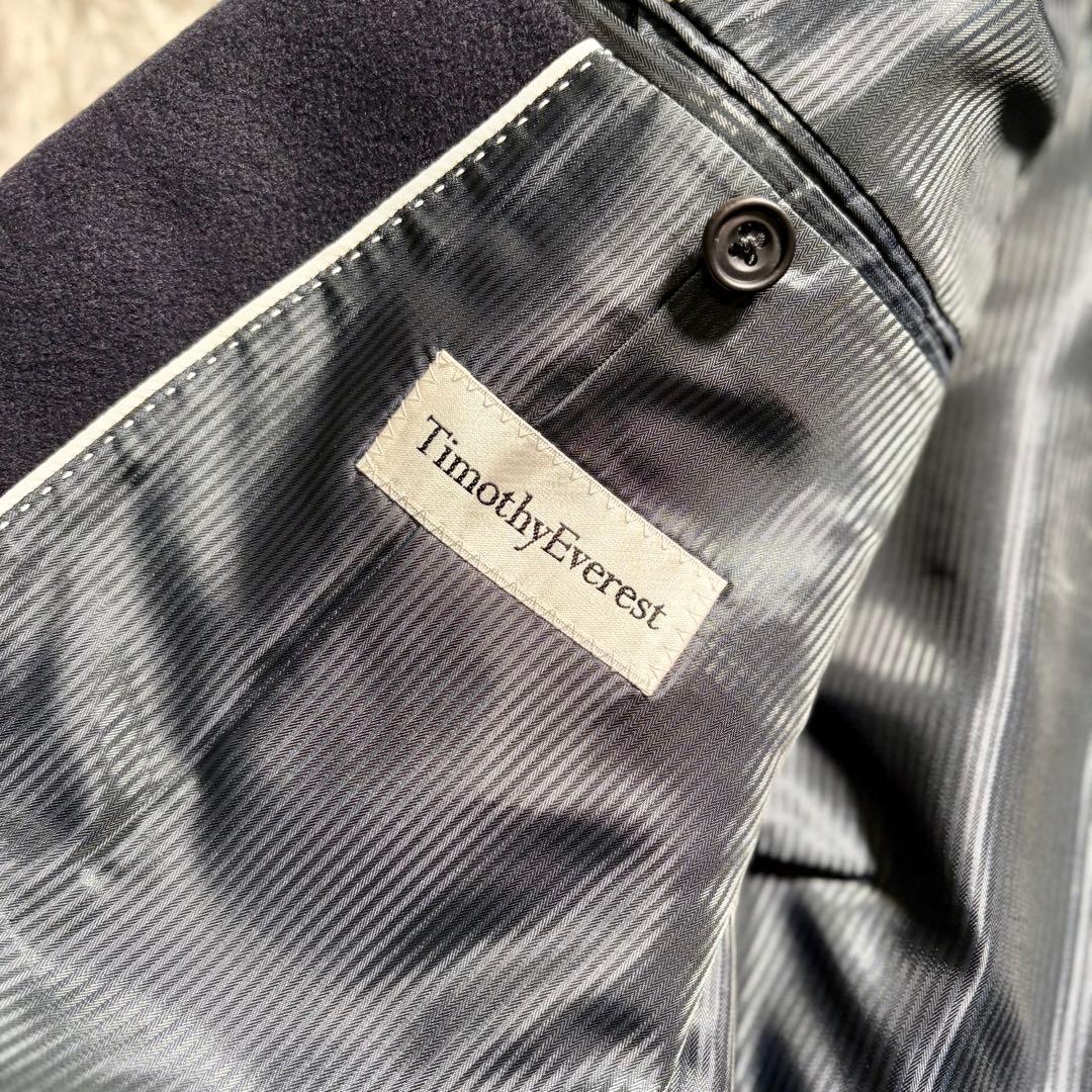 【極美品】TimothyEverest カシミヤ100% チェスターコート　LL
