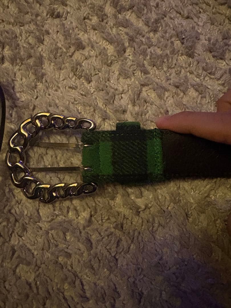 「完売品」Afb 緑 belt チェックベルト　円堂守着用　M サイズ