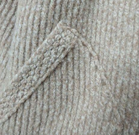 45R　アルル杢杢ニットのチロリアンコート　45rpm