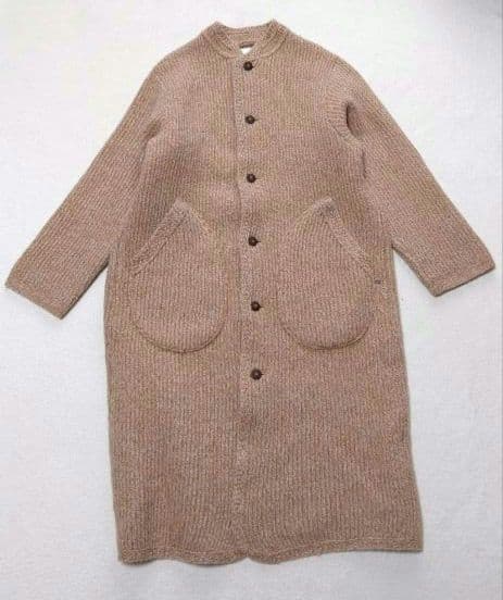 45R　アルル杢杢ニットのチロリアンコート　45rpm