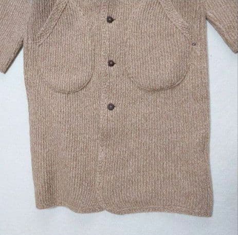 45R　アルル杢杢ニットのチロリアンコート　45rpm