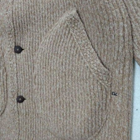 45R　アルル杢杢ニットのチロリアンコート　45rpm