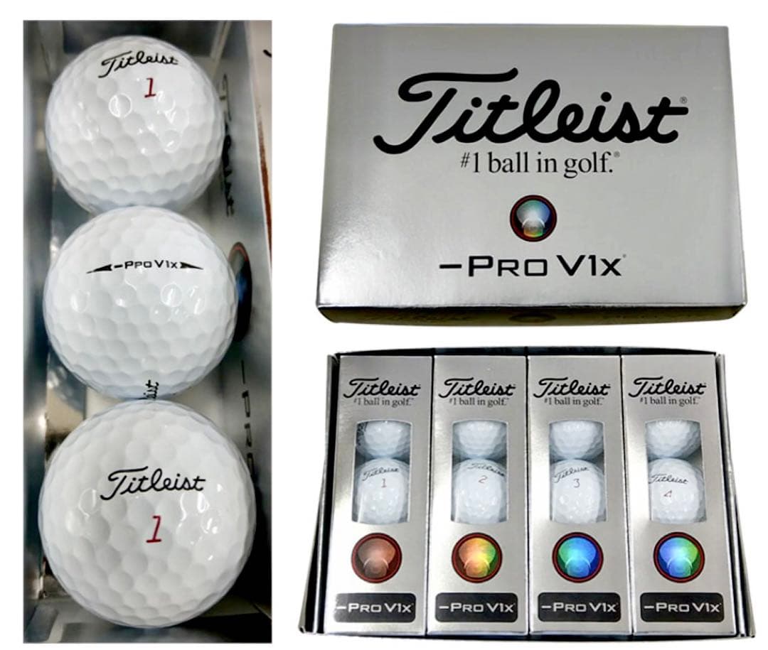 5箱！プロ専用！USA！titleist Pro V1x LEFT DASH
